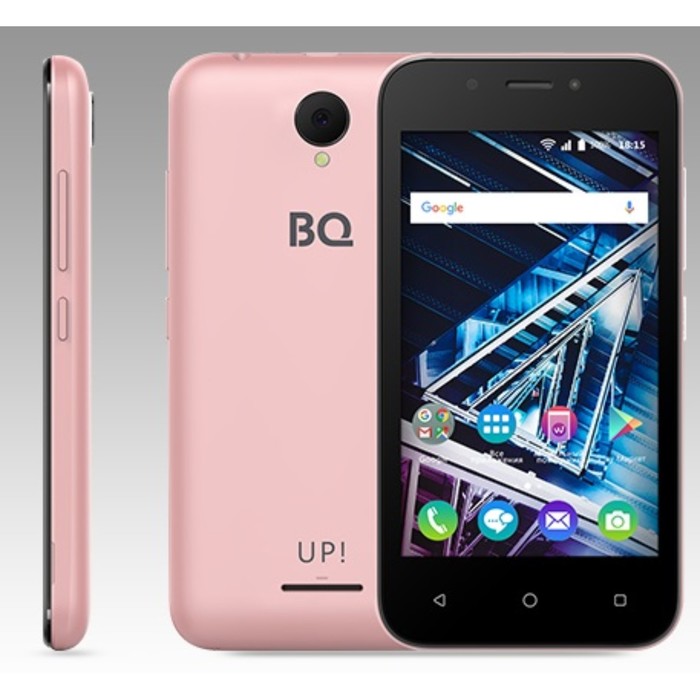 Смартфон BQ S-4028 UP! Rose Gold 2sim, 4,0" TFT, 800*480, 8Gb, 512Mb RAM, 5Mp+2Mp