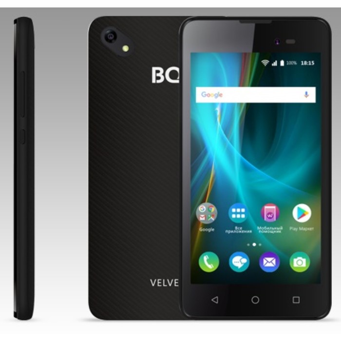 Смартфон BQ S-5035 Velvet Black 5,0"TN,854*480, 8Gb, 1Gb RAM, 8Mp+5Mp, Android 7.0