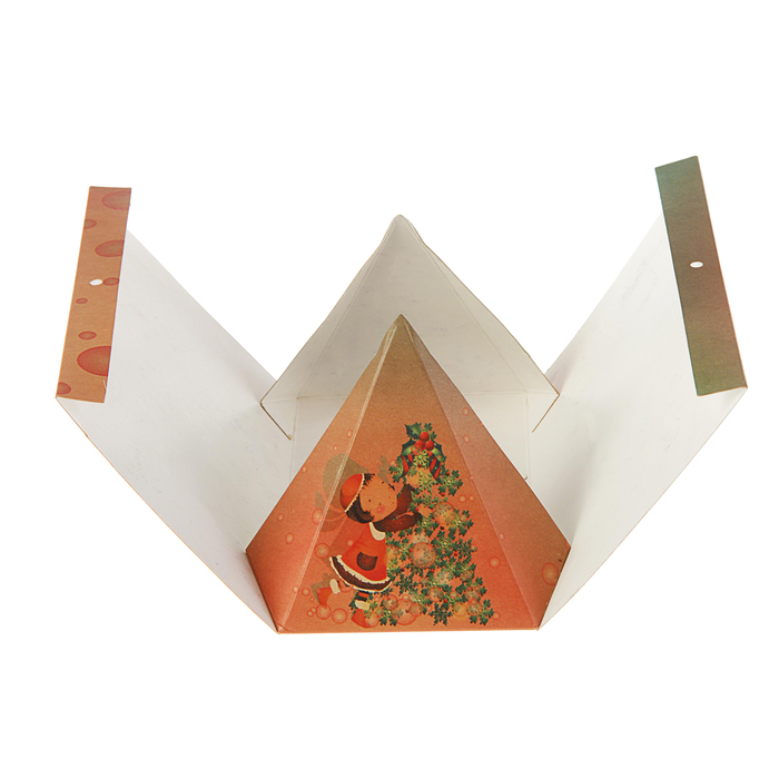 Коробка подарочная "Счастья в новом году", с бубенчиком, 15 х 10 х 8 см