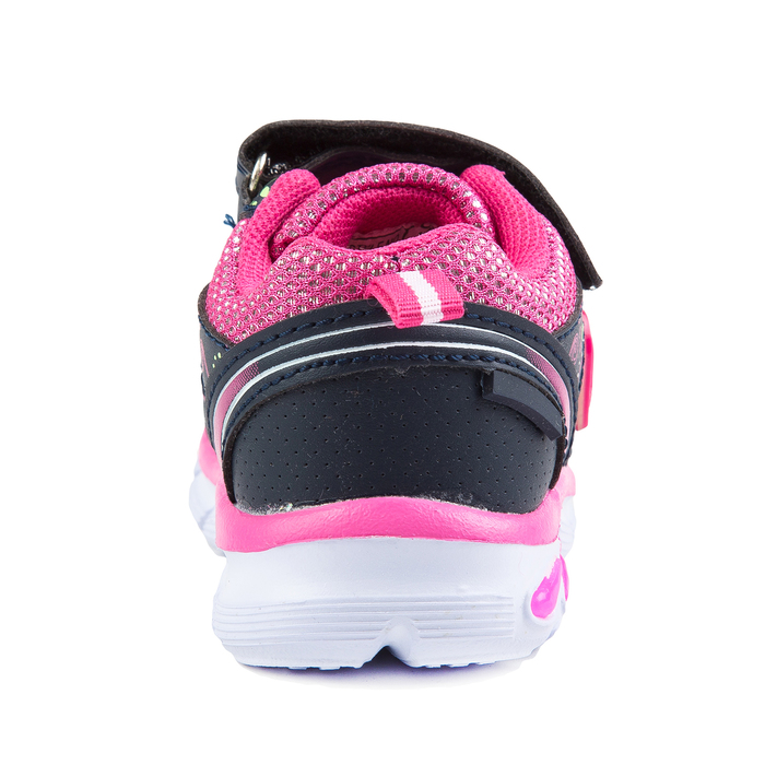 Кроссовки со светодиодами для девочек арт. E7873, цвет синий, размер 21