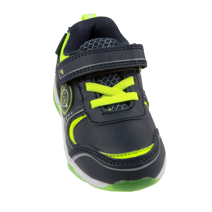 Кроссовки со светодиодами для мальчиков арт. E7885, цвет синий, размер 22