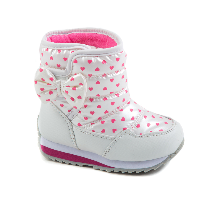 Дутики для девочек арт. F7551, цвет белый, размер 25