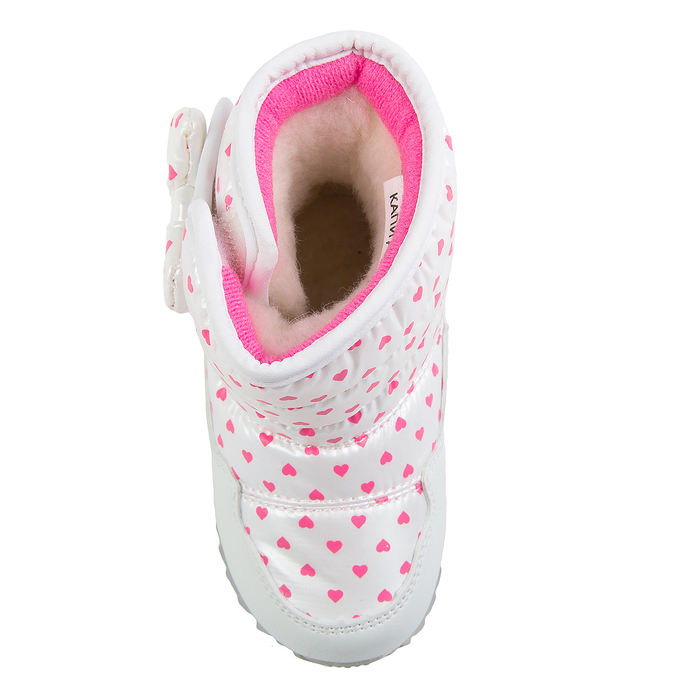 Дутики для девочек арт. F7551, цвет белый, размер 25