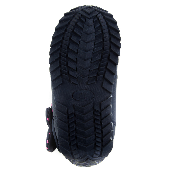 Дутики для девочек арт. F7567, цвет тёмно-синий, размер 30