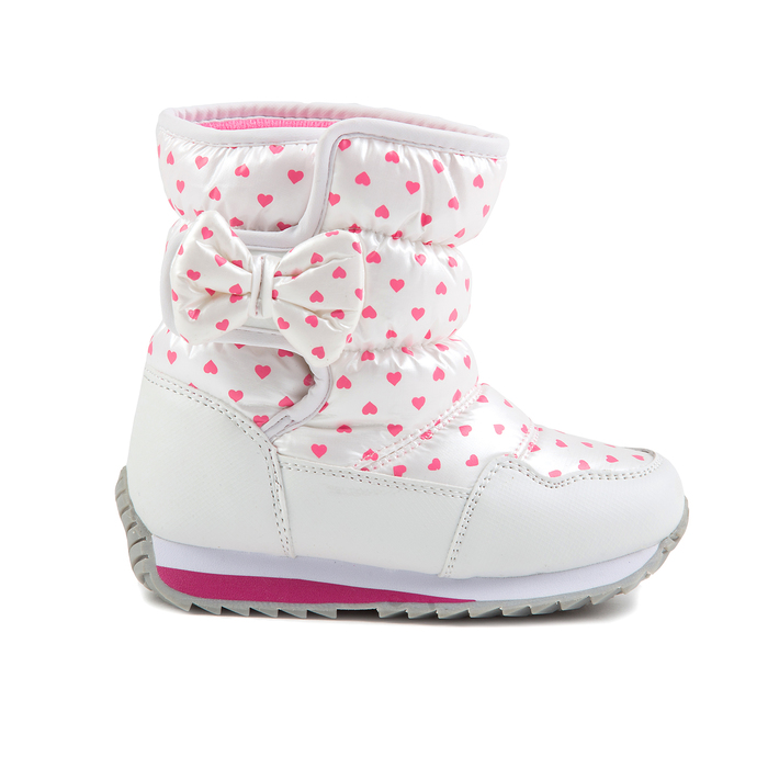 Дутики для девочек арт. F7569, цвет белый, размер 27