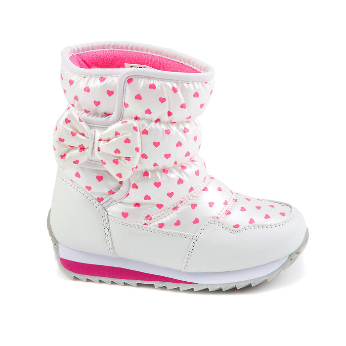 Дутики для девочек арт. F7569, цвет белый, размер 29