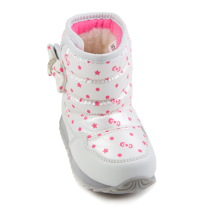 Дутики со светодиодами для девочек, арт. F7552, цвет белый, размер 24