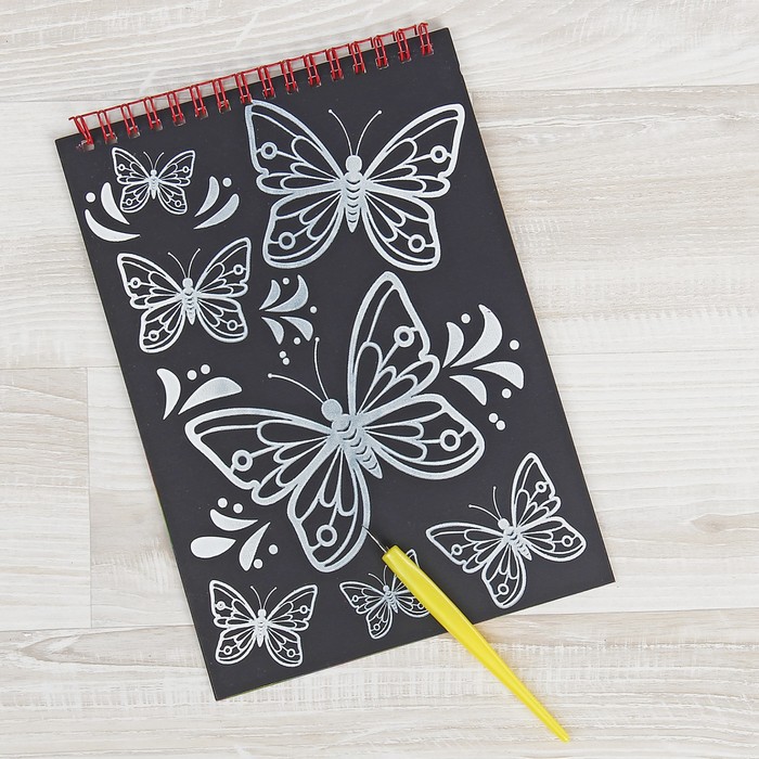 Набор для творчества "Гравюра-блокнот" серия GRATTAGE, А5, 6 стр.