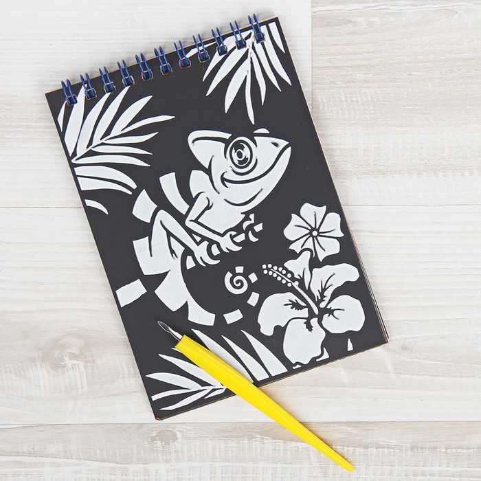 Набор для творчества "Гравюра-блокнот" серия "GRATTAGE", А6 GRT-02-01 GRT-02-01