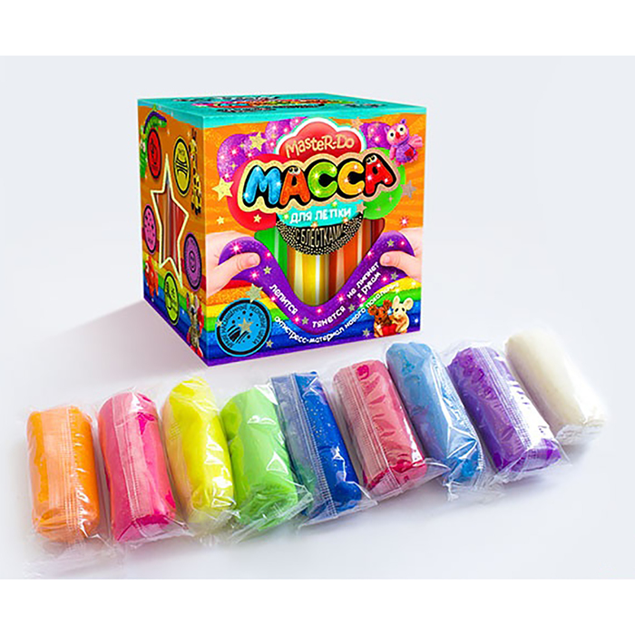 Тесто для лепки MASTER DO, коробка-квадрат