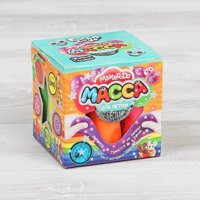 Тесто для лепки MASTER DO, коробка-квадрат