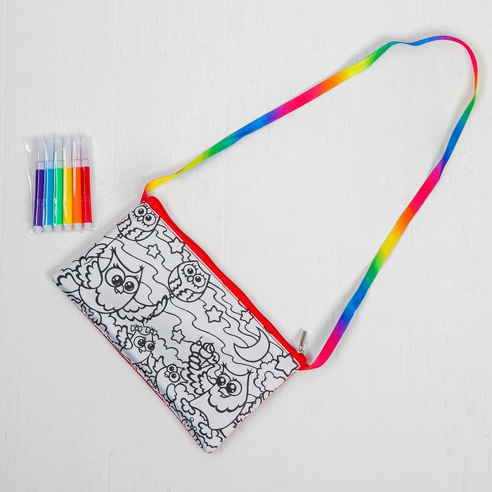 Набор креативного творчества "My Color Clutch" клатч-пенал-раскраска фломастерами CCL-02-03