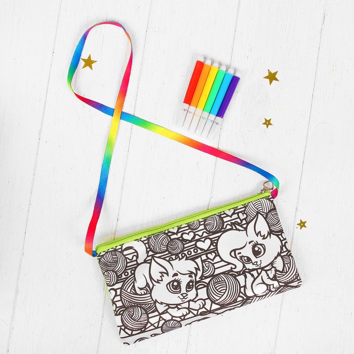 Набор креативного творчества "My Color Clutch" клатч-пенал-раскраска фломастерами CCL-02-05 281163