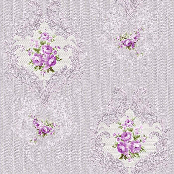 Обои акриловые Саратов П253-03 Николь-А сиреневый 0,53х10 м