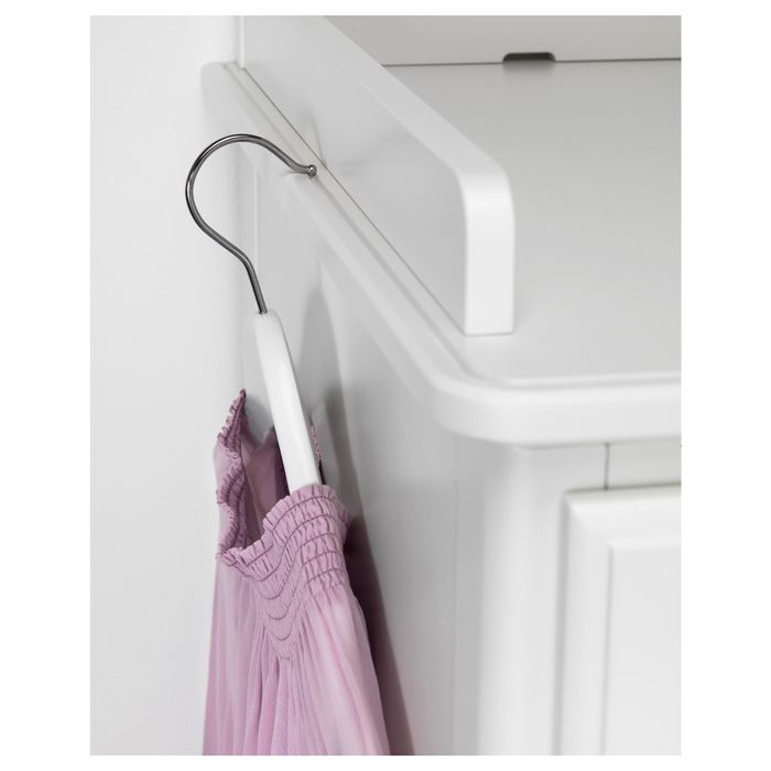 Шкаф платяной, цвет белый, зеркальное стекло ТИССЕДАЛЬ