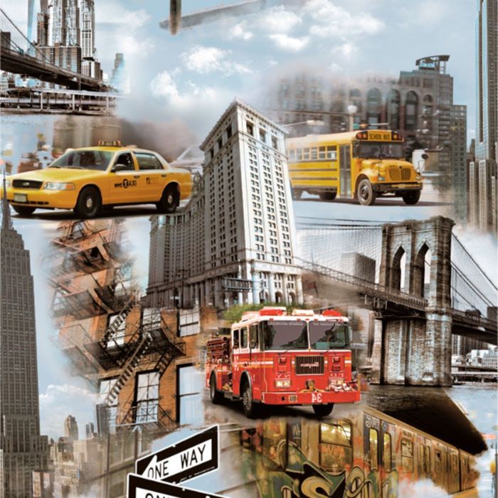 Обои дуплексные Саратов Д477-01 Авеню-А 0,53х10 м