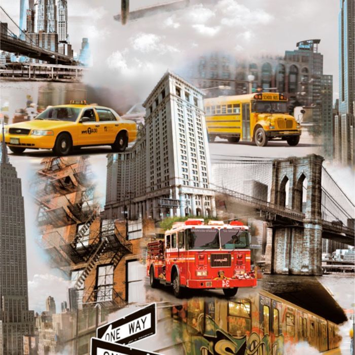 Обои дуплексные Саратов Д477-05 Авеню-А 0,53х10 м