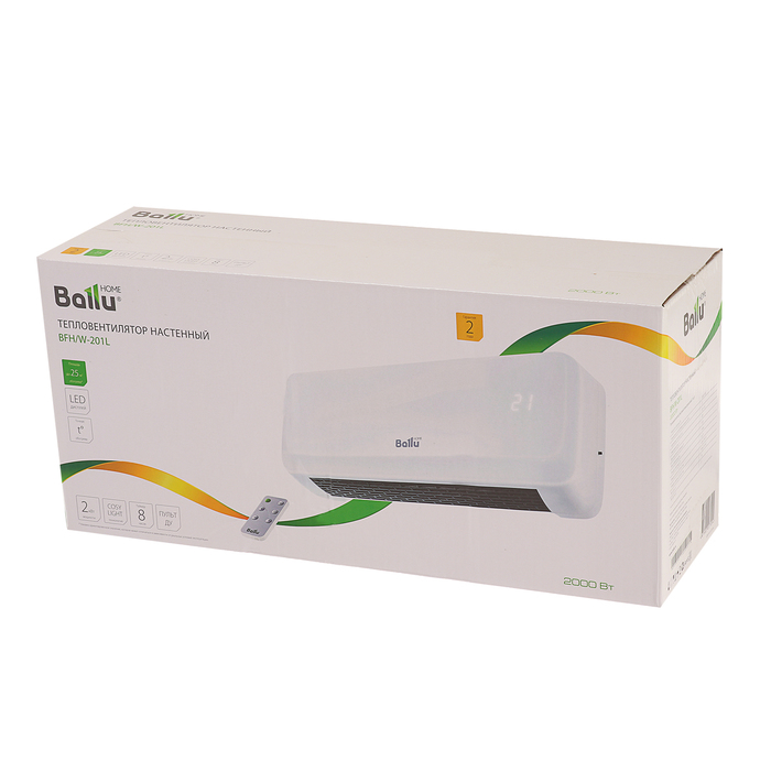 Тепловентилятор Ballu BFH/W-201L, настенный