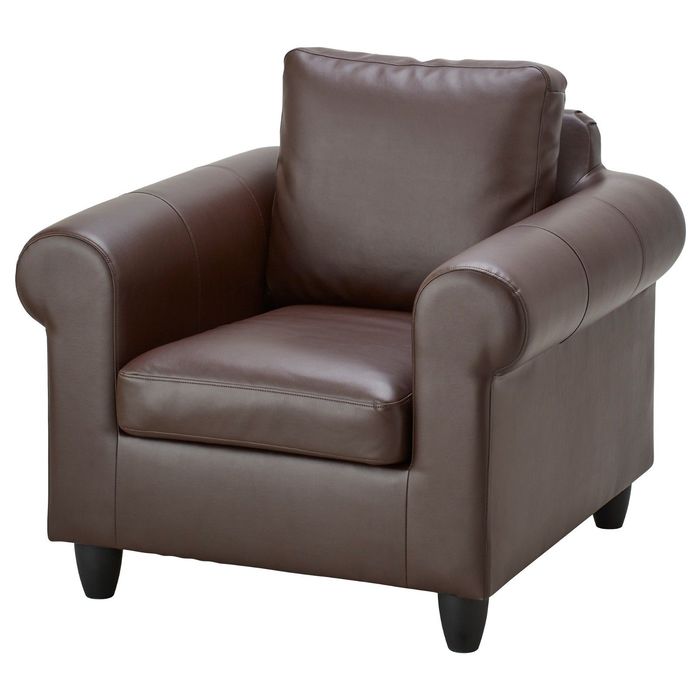 Кресло, Кимстад темно-коричневый ФИКСХУЛЬТ