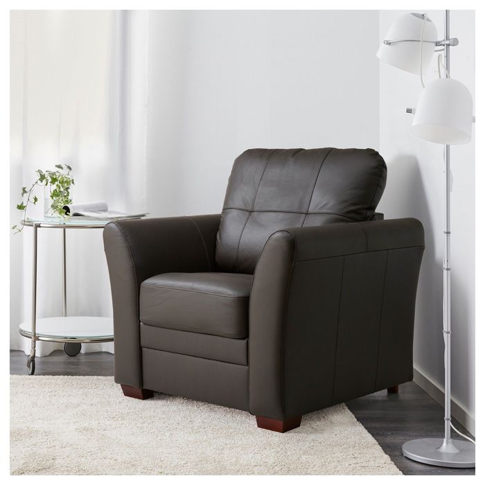 Кресло, Глосе/Бумстад темно-коричневый ГЕССБЕРГ