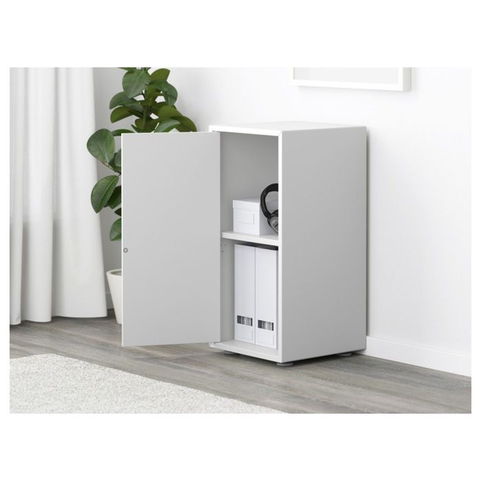 Шкаф с дверцей и 1 полкой, цвет белый ЭКЕТ