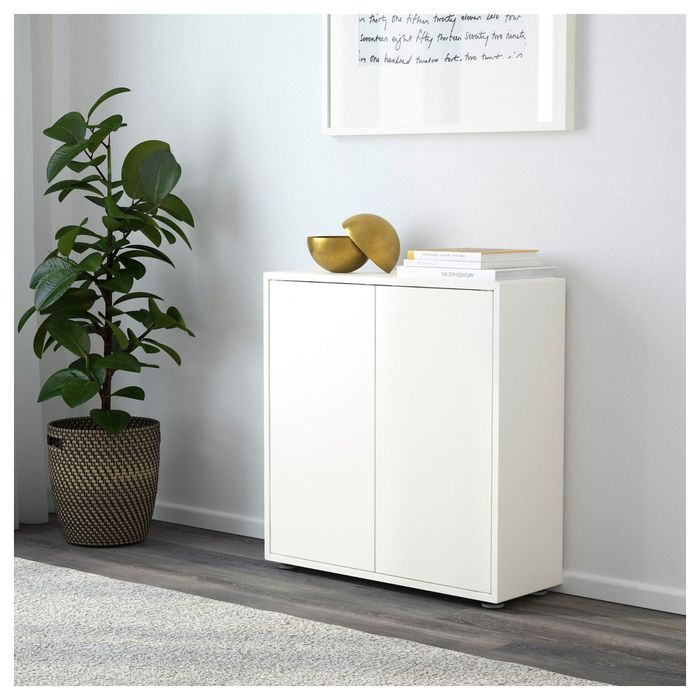 Шкаф с дверцей и 1 полкой, цвет белый ЭКЕТ