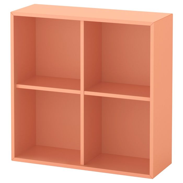 Шкаф с 4 отделениями ЭКЕТ, 70х35х70 см, светло-оранжевый