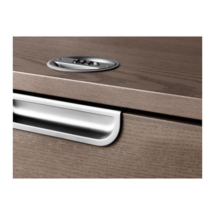 Тумба с ящиками на колесах, цвет серый ГАЛАНТ