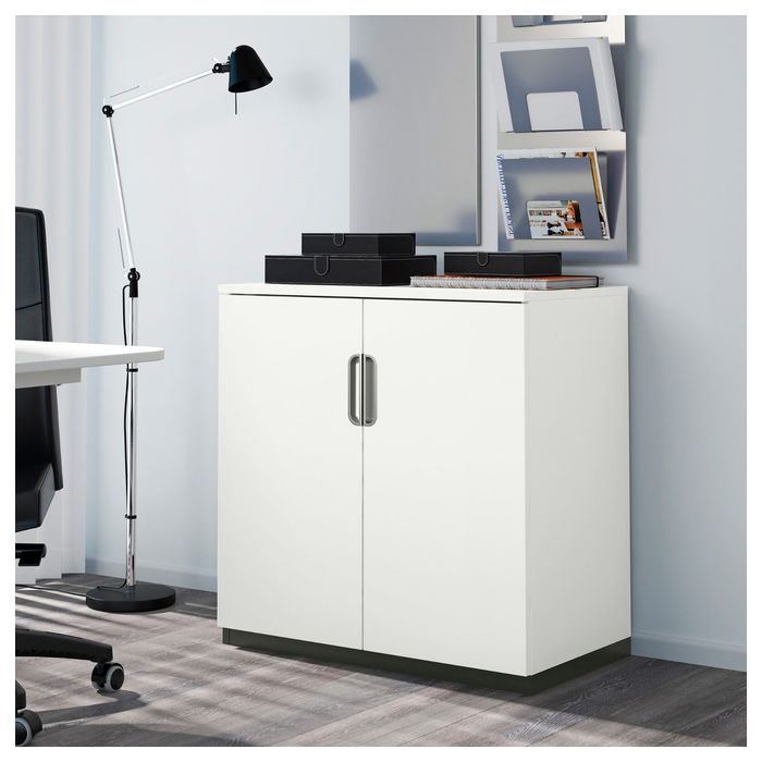 Шкаф с дверями, цвет белый ГАЛАНТ