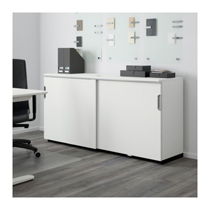 Шкаф с раздвижными дверцами, цвет белый ГАЛАНТ