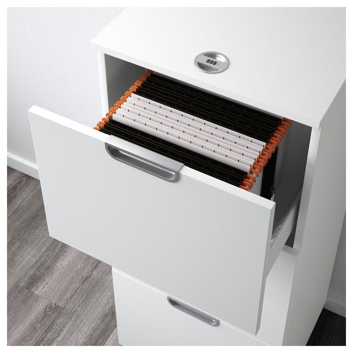 Шкаф для папок, цвет белый ГАЛАНТ