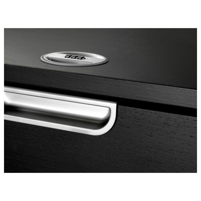 Тумба с ящиками на колесах, цвет черно-коричневый ГАЛАНТ