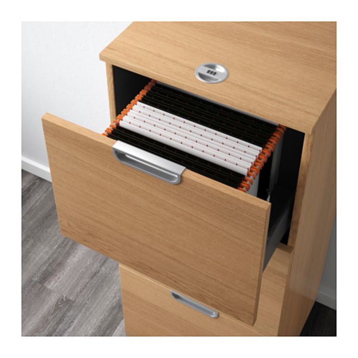 Шкаф для папок, дубовый шпон ГАЛАНТ