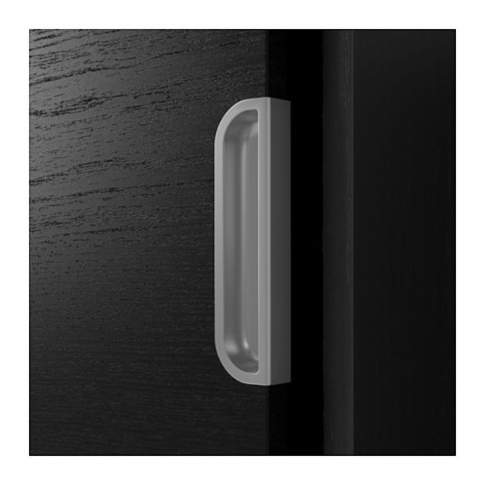 Шкаф с раздвижными дверцами, цвет черно-коричневый ГАЛАНТ