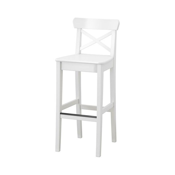 Стул барный, цвет белый ИНГОЛЬФ