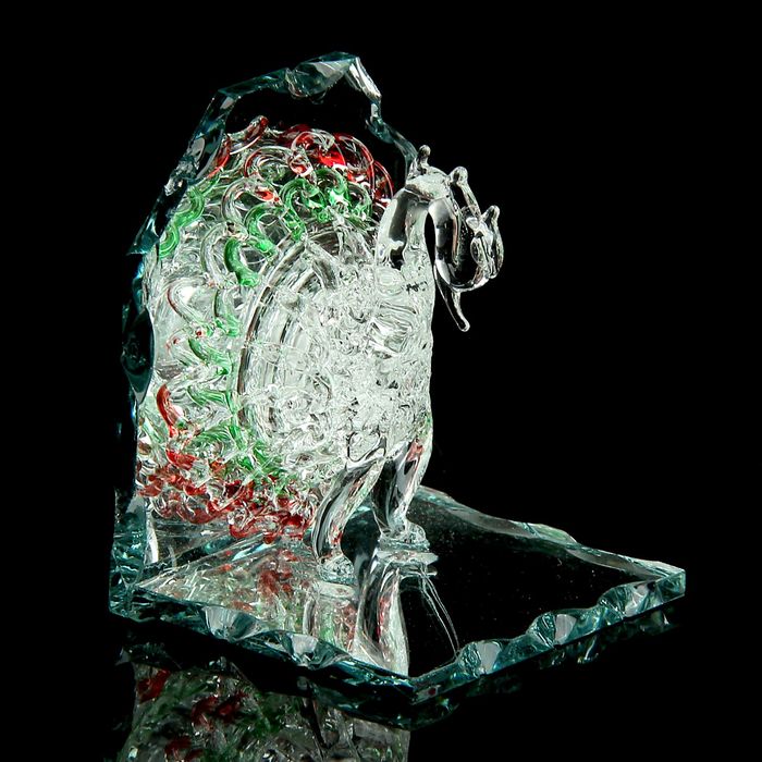 Сувенир "Павлин" на зеркале