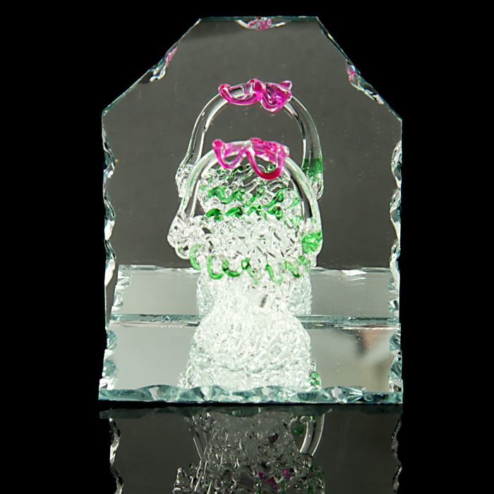 Сувенир "Корзинка" на зеркале