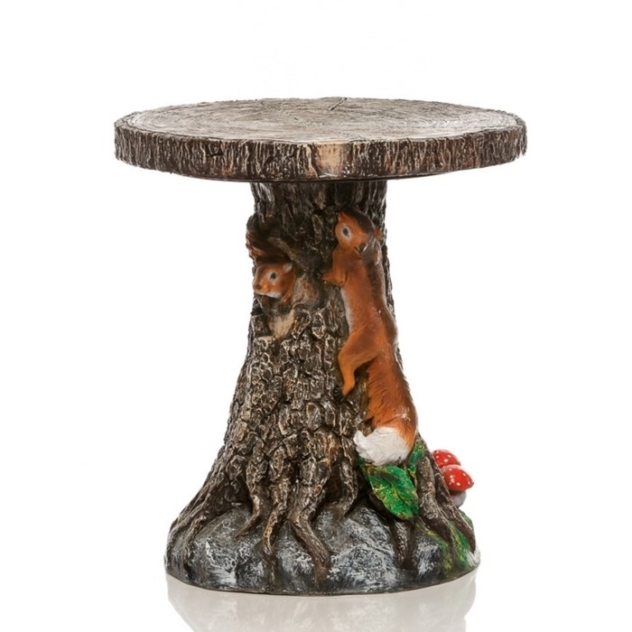 Стол "Пень с белкой"