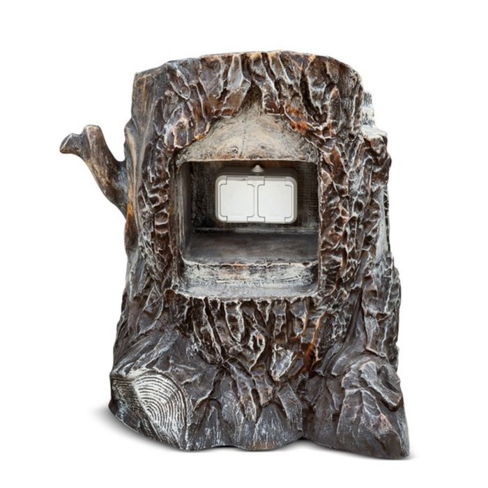 Розетка садовая "Пень" (IP44)