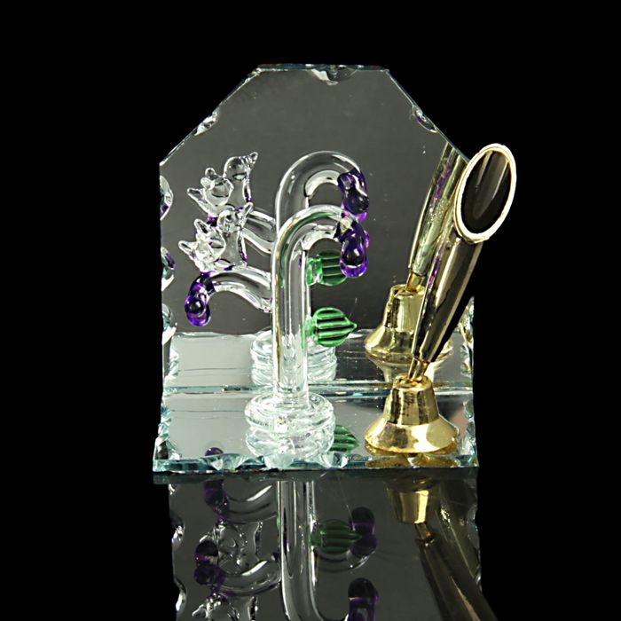 Сувенир на зеркале с подставкой для ручек "Виноград" на зеркале