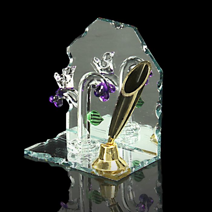 Сувенир на зеркале с подставкой для ручек "Виноград" на зеркале