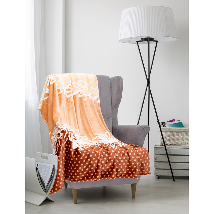 Плед "Фантазия",180х200см, велсофт, п/э100%, 280г/м