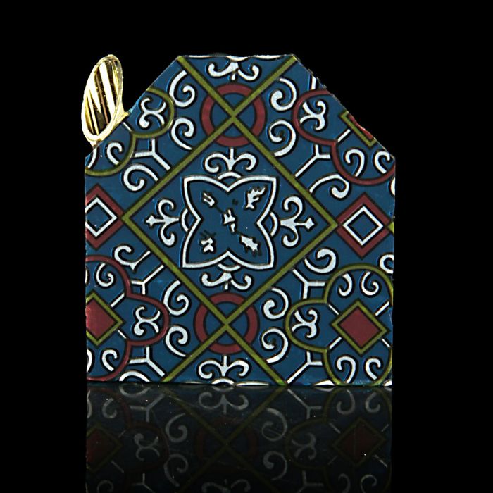 Сувенир на зеркале с подставкой для ручек "Павлин" на зеркале