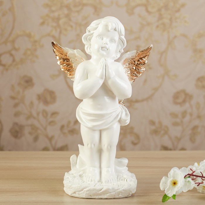 Статуэтка "Ангел Михаил" позолота, 33 см