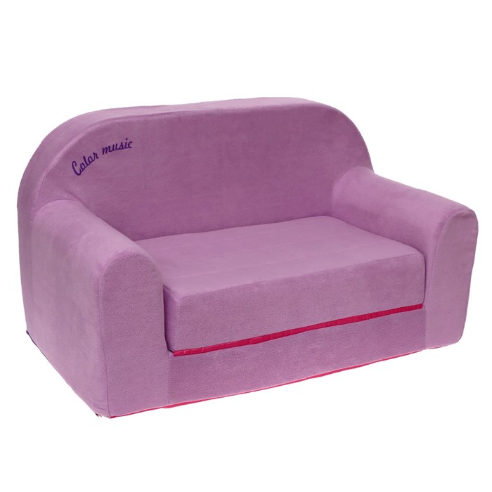 кипрей мягкая игрушка диванчик раскладной happy babby цвет фиолетовый цвета микс Мягкая игрушка «Диванчик раскладной Happy babby», цвет фиолетовый, цвета МИКС