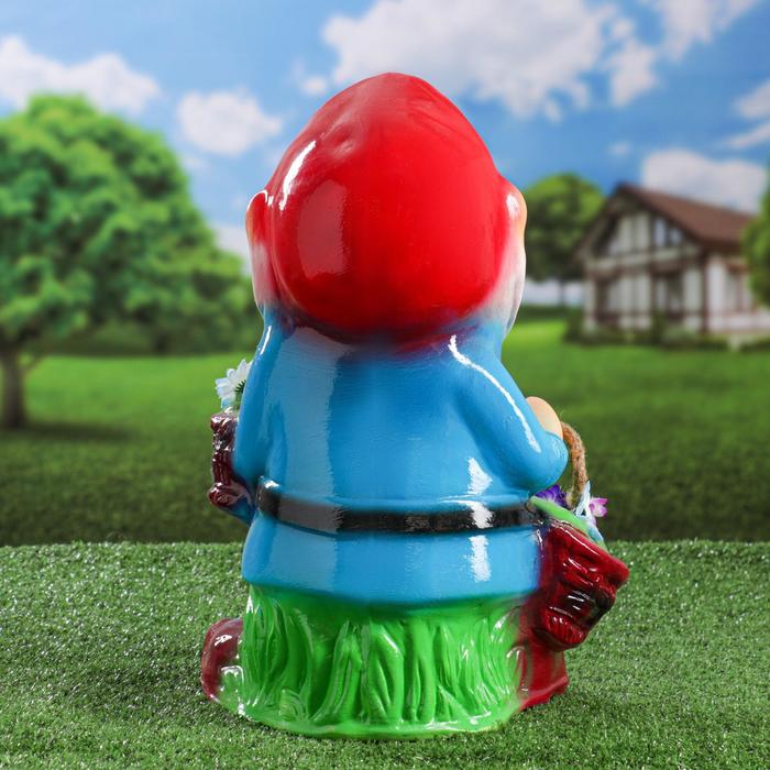 Садовая фигура "Гном Сема", микс, 38 см