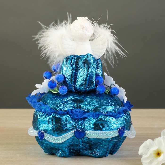 Шкатулка "Ангел" керамическая, с декором, микс