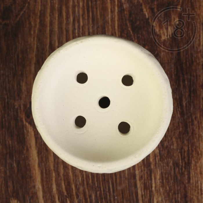 Чаша для кальяна "Витая", белая