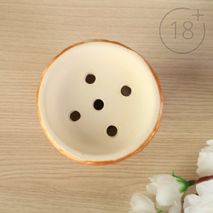 Чаша для кальяна "Витая", золотая