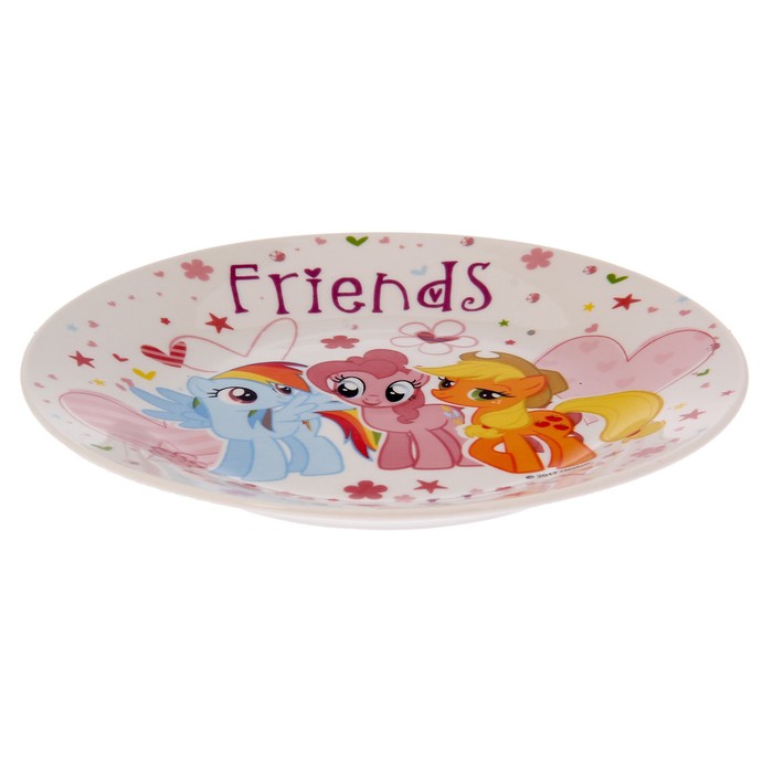 Набор My Little Pony, 3 предмета: кружка 240 мл, миска 18 см, тарелка 19 см, в подарочной упаковке